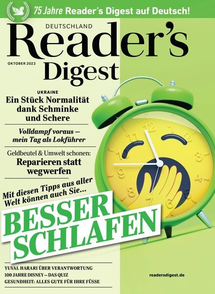 Reader’s Digest Germany – Oktober 2023 Cover