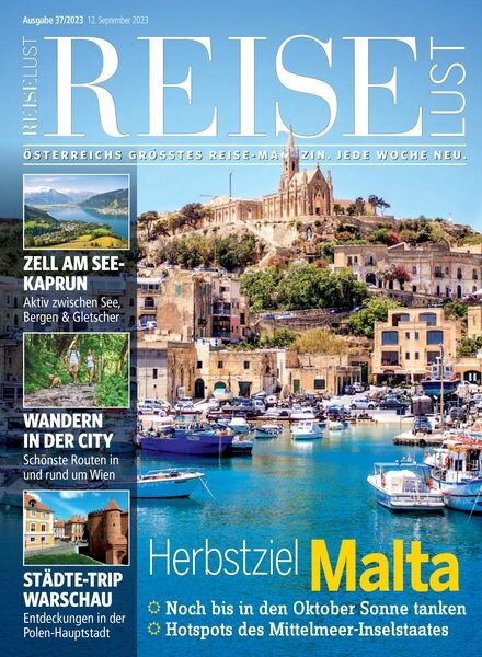 Reiselust – 12 September 2023 Cover