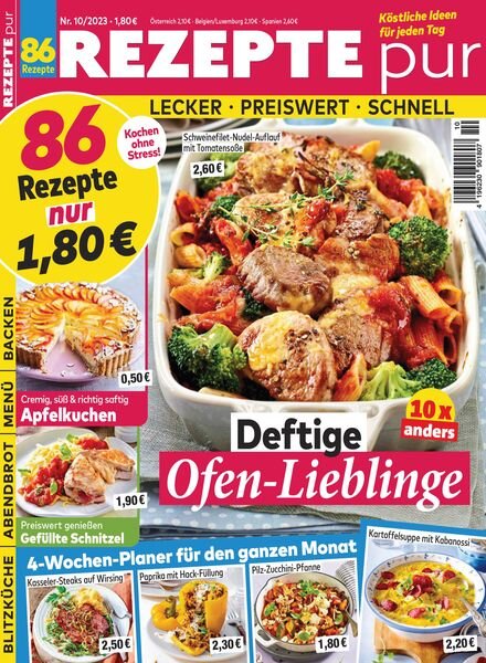 Rezepte pur – Oktober 2023 Cover