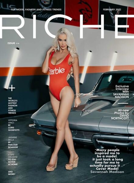 Riche Magazine – Issue 114 February 2022 Cover
