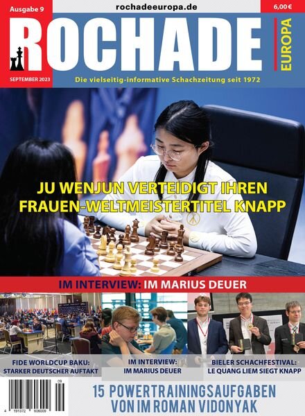 Rochade Europa – September 2023 Cover