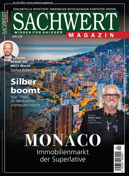 Sachwert Magazin – August 2023 Cover