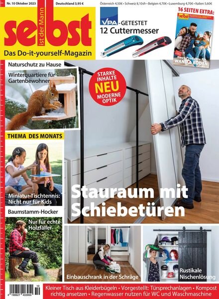 Selbst ist der Mann – Oktober 2023 Cover