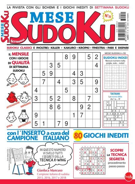 Settimana Sudoku Mese – Settembre 2023 Cover
