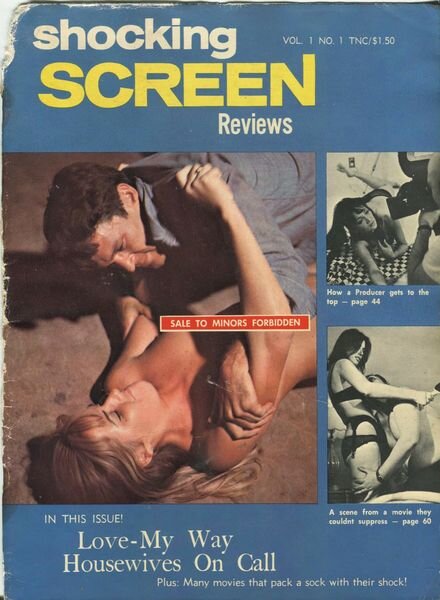 Shocking Screen Reviews – Vol 01 N 01 1969 Cover