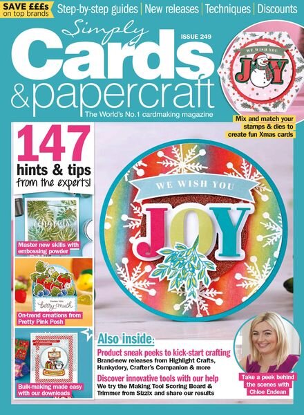 Simply Cards & Papercraft – Issue 249 – September 2023 Cover