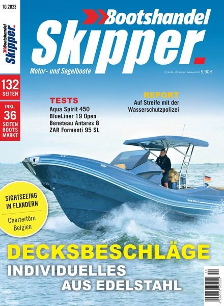 Skipper Bootshandel – Oktober 2023 Cover