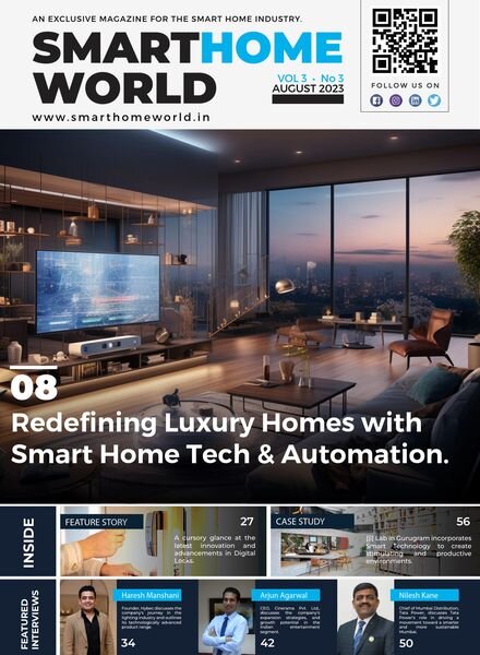 Smart Home World Magazine – August 2023 Cover