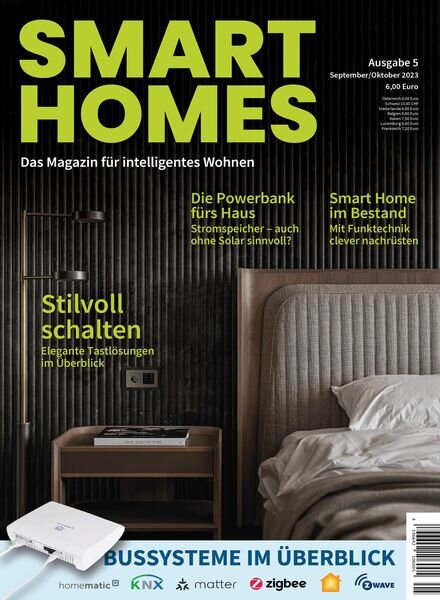 Smart Homes – September-Oktober 2023 Cover
