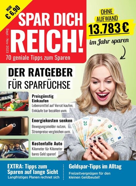 Smartphone Magazin Extra – Spar Dich Reich! – September-November 2023 Cover