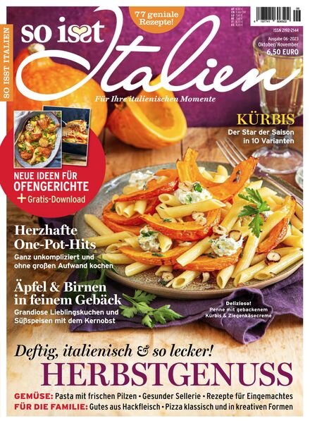 So isst Italien – Oktober-November 2023 Cover