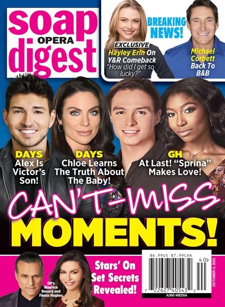 Soap Opera Digest – October 2 2023 Cover