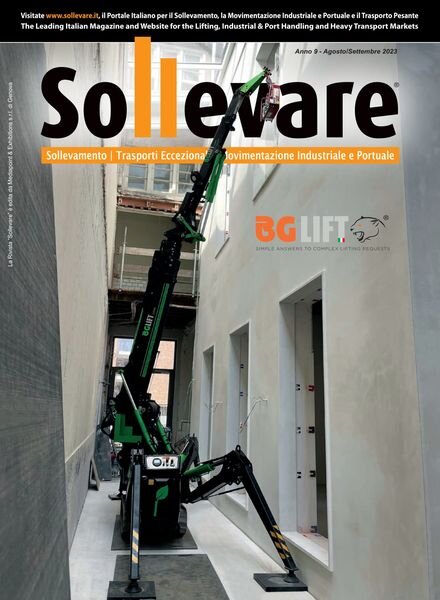 Sollevare Magazine – Agosto-Settembre 2023 Cover