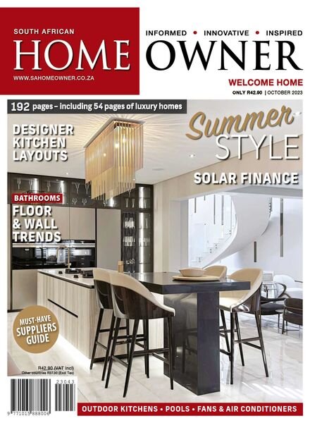 South African Home Owner – October 2023 Cover