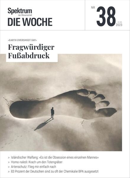 Spektrum Die Woche – 22 September 2023 Cover