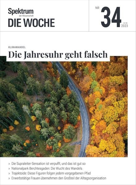 Spektrum Die Woche – 25 August 2023 Cover