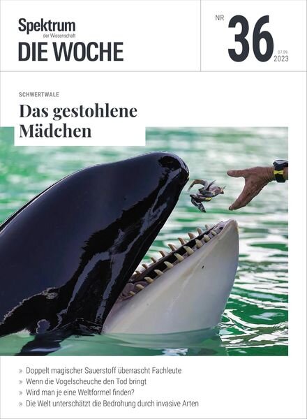 Spektrum Die Woche – 8 September 2023 Cover