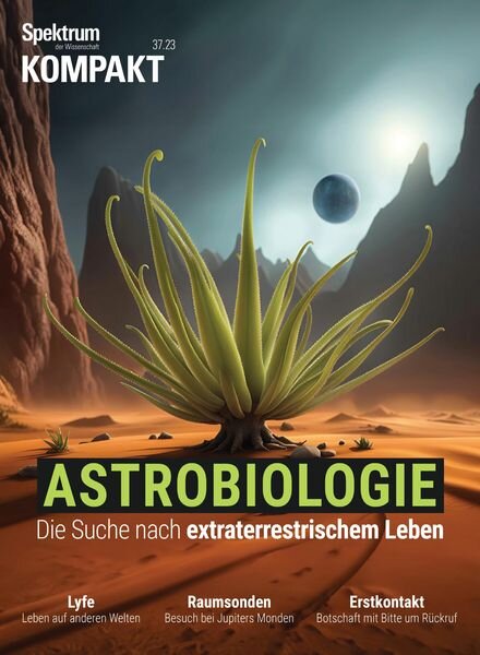 Spektrum Kompakt – Astrobiologie – 19 September 2023 Cover