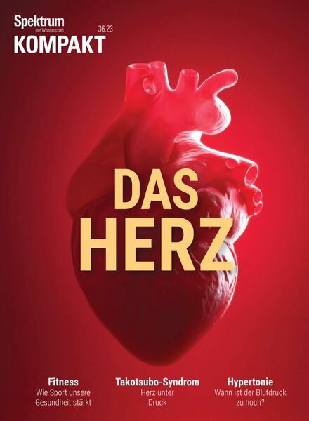 Spektrum Kompakt – Das Herz – 11 September 2023 Cover