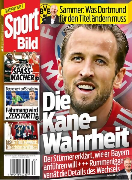 Sport Bild – 30 August 2023 Cover
