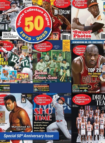 Sports Collectors Digest – October 1 2023 Cover