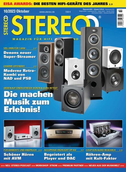 Stereo – Oktober 2023 Cover