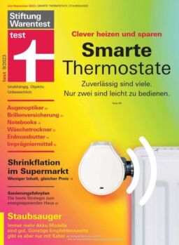 Stiftung Warentest Test – September 2023