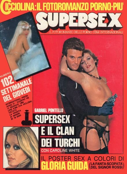 Supersex – Numero 102 12 Gennaio 1984 Cover