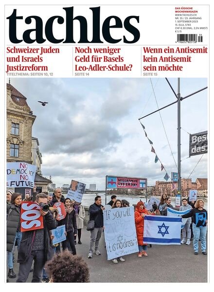 tachles – 1 September 2023 Cover
