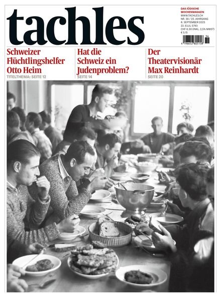 tachles – 8 September 2023 Cover