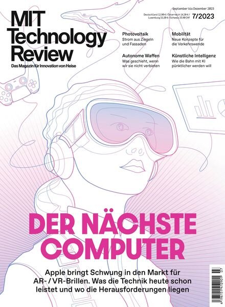 Technology Review – September-Dezember 2023 Cover