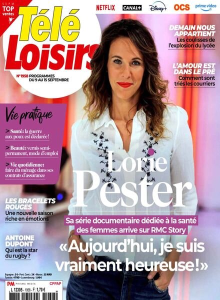 Tele Loisirs – 4 Septembre 2023 Cover