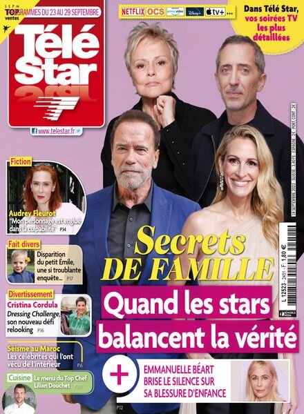 Tele Star – 18 Septembre 2023 Cover