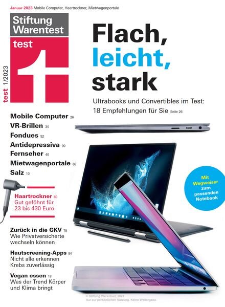 test – Januar 2023 Cover