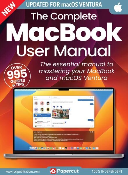 The Complete MacBook User Manual – September 2023 Cover