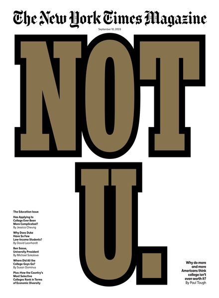 The New York Times Magazine – 10 September 2023 Cover