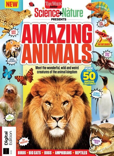 The Week Junior Science+Nature Presents – Amazing Animals – 2nd Edition – September 2023 Cover
