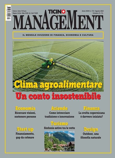 Ticino Management – Luglio-Agosto 2023 Cover