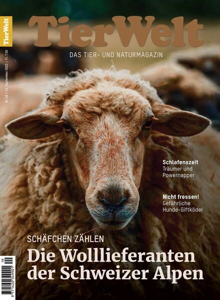 TierWelt – 21 September 2023 Cover