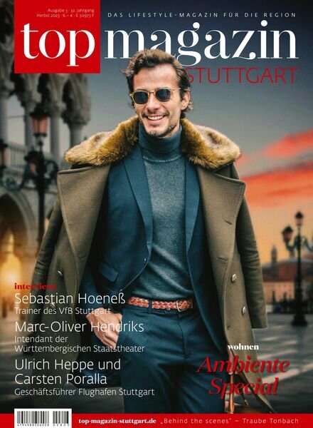 Top Magazin Stuttgart – Herbst 2023 Cover