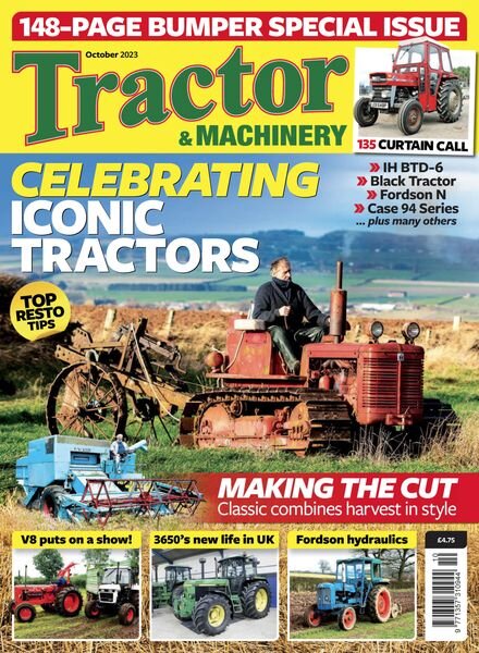 Tractor & Machinery – October 2023 Cover