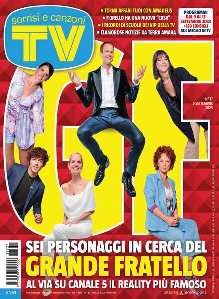 TV Sorrisi e Canzoni – 5 Settembre 2023 Cover