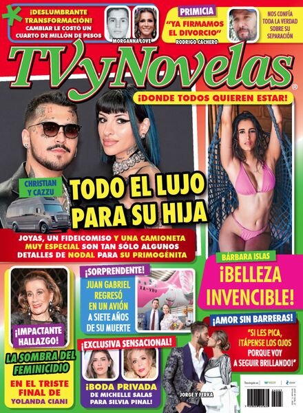 TVyNovelas Mexico – Septiembre 11 2023 Cover