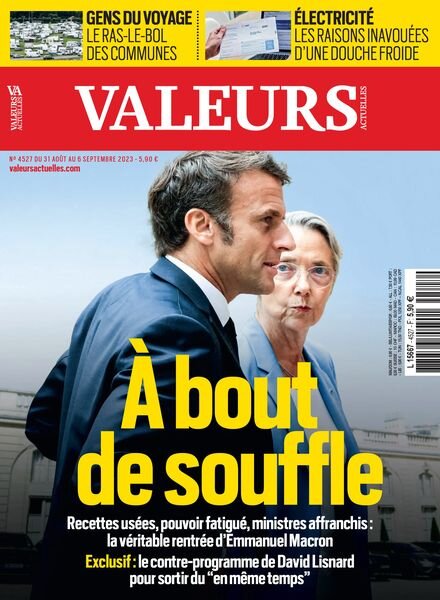 Valeurs Actuelles – 31 Aout 2023 Cover