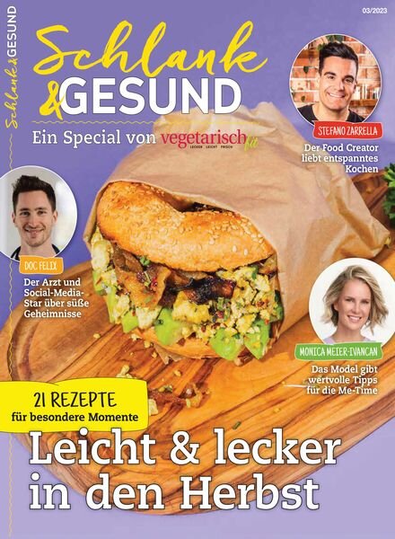 Vegetarisch Fit – Schlank & Gesund 2023 Cover
