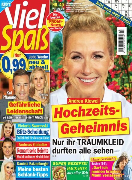 Viel Spass – 27 September 2023 Cover