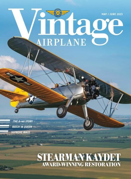 Vintage Airplane – May-June 2023 Cover