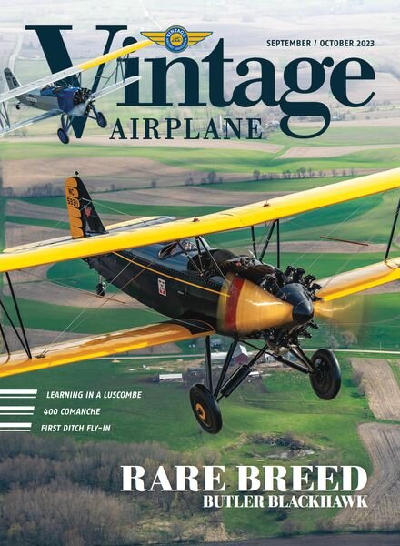 Vintage Airplane – September-October 2023 Cover