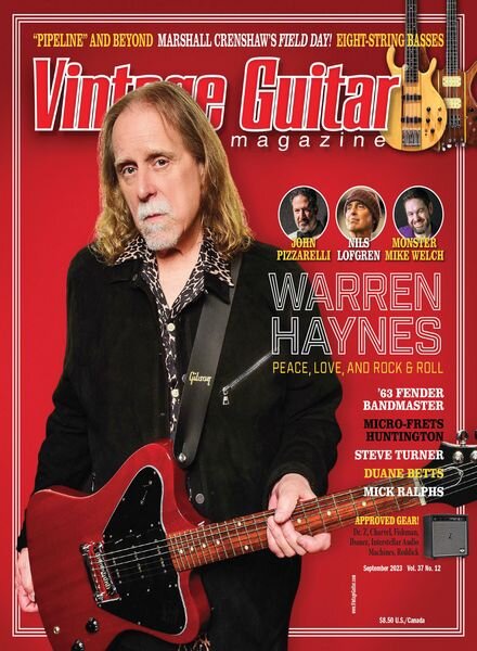 Vintage Guitar – September 2023 Cover