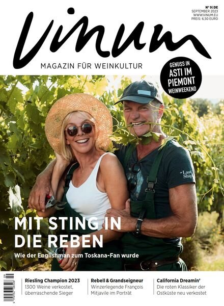 Vinum – September 2023 Cover